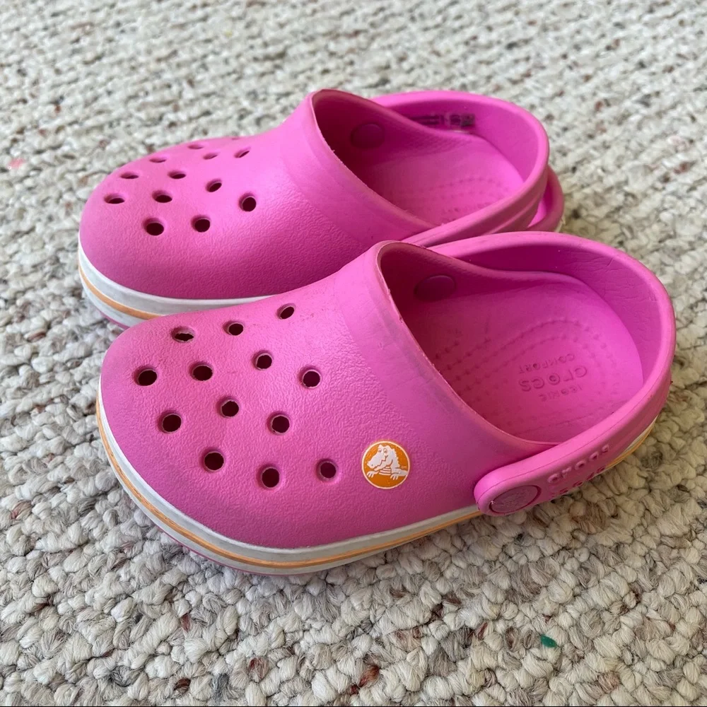 SOLD Pink Crocs - Picture 1 of 6